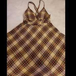 Plaid Free People Sundress
